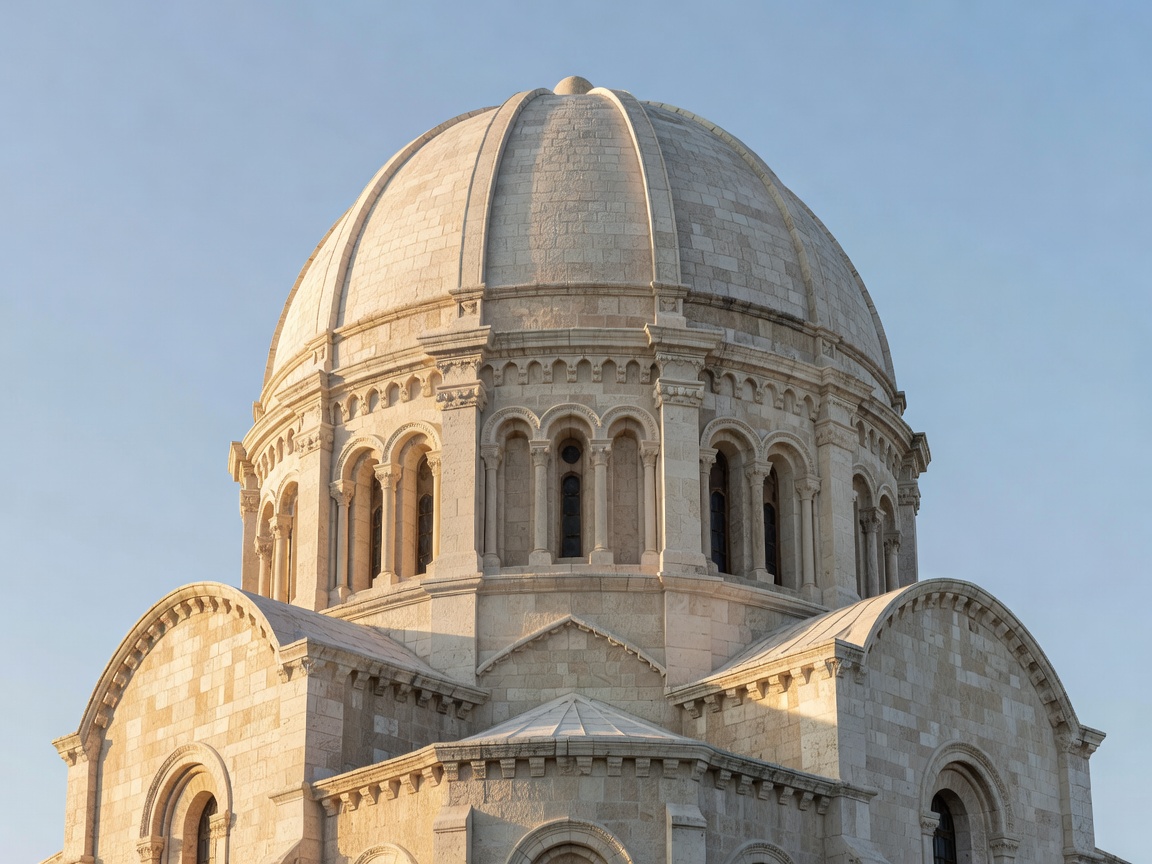 Stone dome of St. James Cathedral in Šibenik
